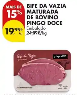 Pingo Doce Bife da vazia maturada de bovino pingo doce promoção