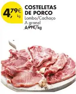Pingo Doce Costeletas de porco promoção