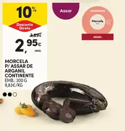 Continente Morcela p/ assar de arganil promoção
