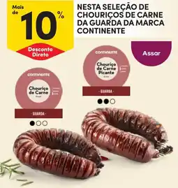 Continente Chouriço de Carne da Guarda Continente promoção