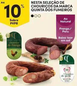Continente chouriço de frango quinta dos fumeiros promoção