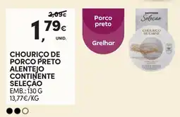 Continente Chouriço de porco preto alentejo continente seleção promoção