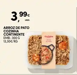 Continente Arroz de pato cozinha continente promoção