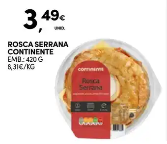 Continente Rosca Serrana Continente promoção