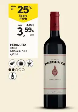 Continente Periquita tinto promoção