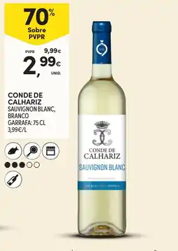 Continente Conde de calhariz sauvignon blanco promoção