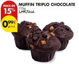 Pingo Doce Muffin triplo chocolate promoção