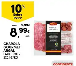 Continente Charola gourmet argal promoção