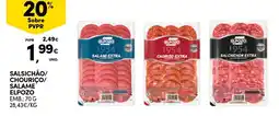 Continente Salsichão/Chouriço/Salame Elpozo promoção