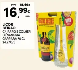 Continente Licor beirão promoção