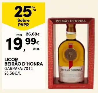 Continente Licor beirão d'honra promoção