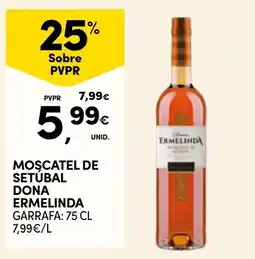 Continente Moscatel de setubal dona ermelinda promoção