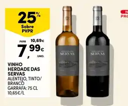 Continente vinho herdade das servas promoção