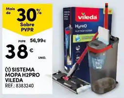 Continente sistema mopa h2pro vileda promoção