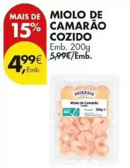 Pingo Doce Miolo de camarão cozido promoção