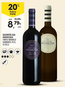 Continente quinta da mimosa tinto/branco promoção