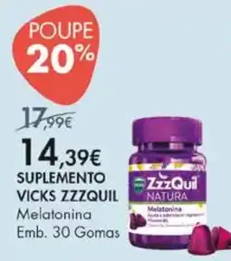 Pingo Doce Vicks zzzquil natura melatonina promoção