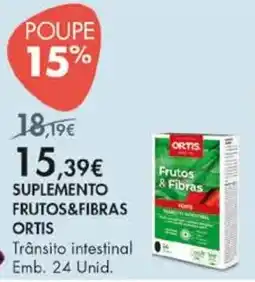 Pingo Doce Suplemento frutos&fibras ortis promoção