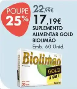 Pingo Doce Suplemento alimentar gold biolimão promoção