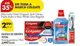 Pingo Doce Pasta de dentes colgate branqueadora promoção
