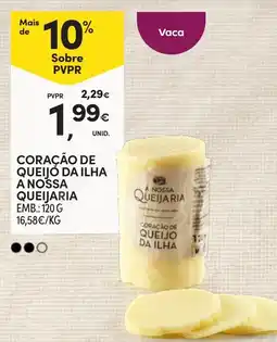 Continente Coração de queijo da ilha a nossa queijaria promoção