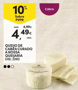 Continente queijo de cabra curado a nossa queijaria promoção