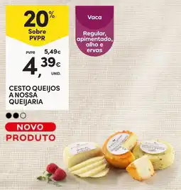 Continente Cesto queijos a nossa queijaria promoção