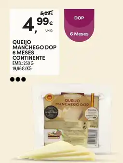 Continente Queijo manchego dop continente promoção