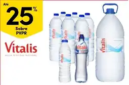 Continente Vitalis água mineral natural promoção