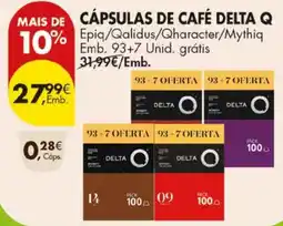 Pingo Doce cápsulas de café delta q promoção