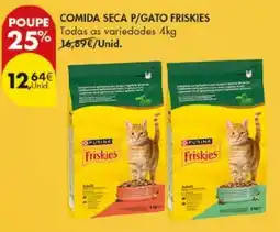 Pingo Doce comida seca p/gato friskies promoção