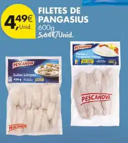 Pingo Doce Filetes de pangasius pescanova promoção