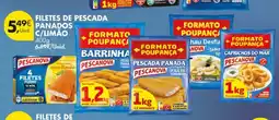 Pingo Doce Filetes de pescada panados c/limão promoção