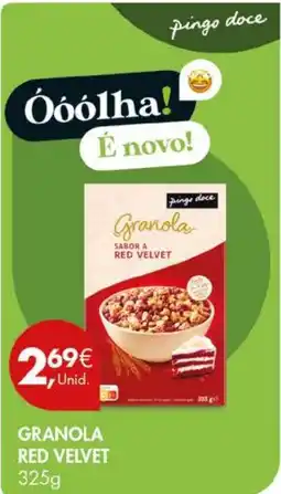 Pingo Doce pingo doce granola red velvet promoção