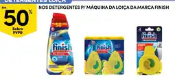 Continente Detergentes p/ máquina da loiça da marca finish promoção