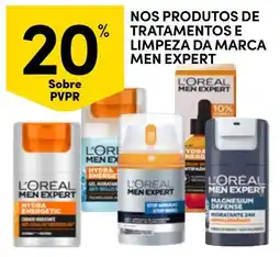 Continente Nos produtos de tratamentos e limpeza da marca men expert promoção