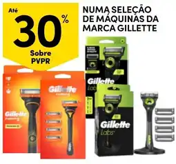 Continente Máquinas da marca Gillette promoção