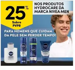 Continente Nos produtos hydrocare da marca nivea men promoção