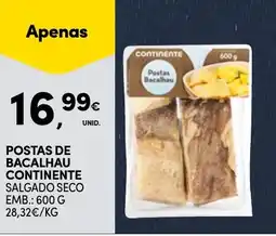 Continente Postas de bacalhau continente promoção