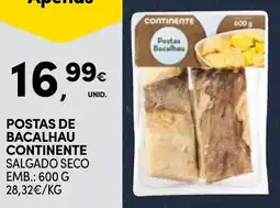 Continente Postas de bacalhau continente promoção
