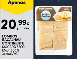 Continente lombos bacalhau continente promoção