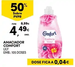 Continente Amaciador comfort essência lily promoção