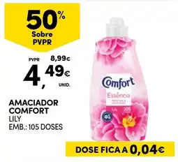 Continente Amaciador comfort promoção