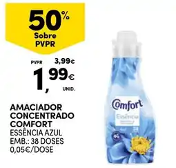 Continente Amacidor concentrado comfort essência azul promoção
