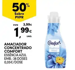 Continente Amacidor concentrado comfort essência azul promoção