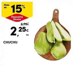 Continente Chuchu promoção