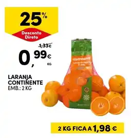 Continente Laranja continente promoção