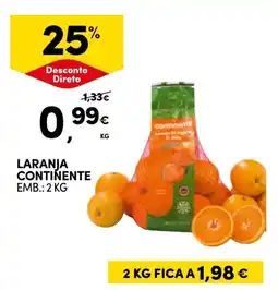 Continente Laranja continente promoção