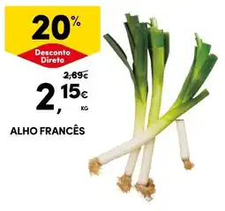 Continente alho francês promoção