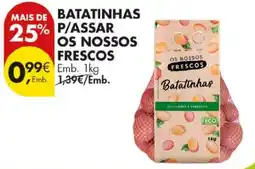 Pingo Doce batatinhas p/assar os nossos frescos promoção